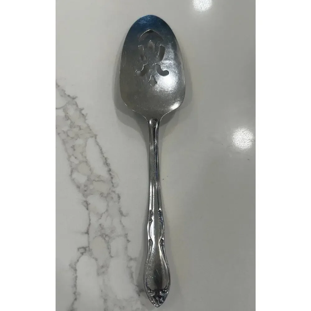 Oneida Homestead Simeon L George H Rogers Co Stainless Steel Pie Server Flatware